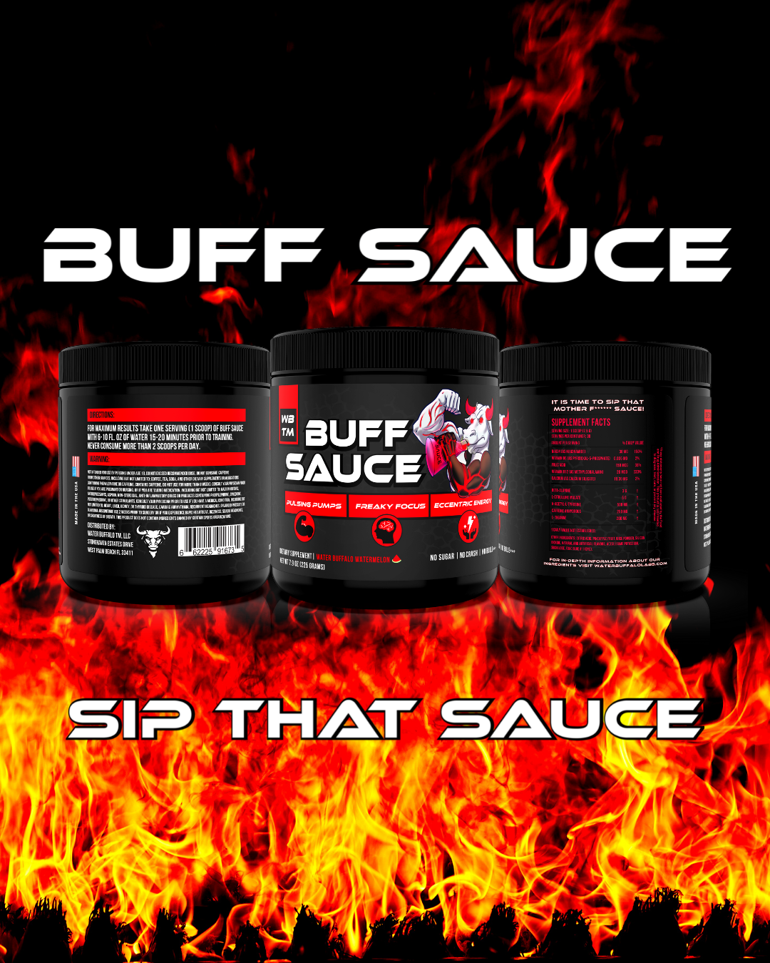 Buff Sauce Supplement | Watermelon